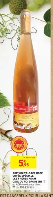 AOP VIN D'ALSACE ROSÉ CUVÉE SPÉCIALE