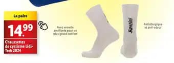 Chaussettes de cyclisme Lidl- Trek 2024