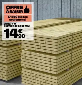 LONG.4 M SECTION 150 X 50 MM