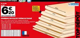 PANNEAU DE POLYSTYRENE EXTRUDÉ