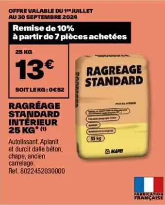 RAGRÉAGE STANDARD INTÉRIEUR 25 KG* (1)