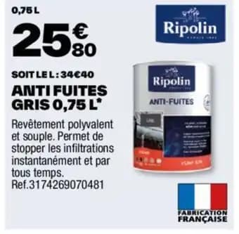 ANTI FUITES GRIS 0,75 L*