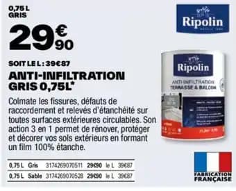 ANTI-INFILTRATION GRIS 0,75L*