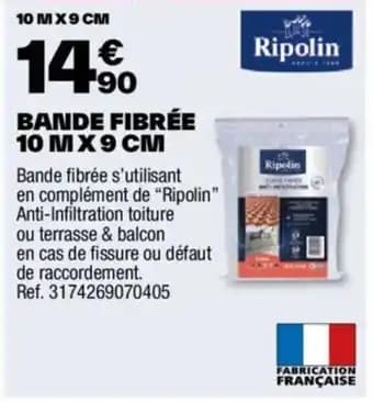 BANDE FIBRÉE 10 MX9 CM