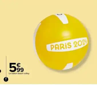Le ballon beach volley