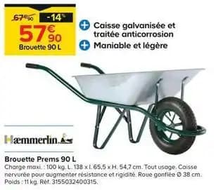 Hæmmerlin - brouette prems