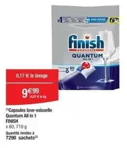 Finish - capsules lave-vaisselle quantum all in 1