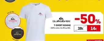 QUIKSILVER T-SHIRT HOMME