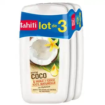 TAHITI Gel douche à huile de coco