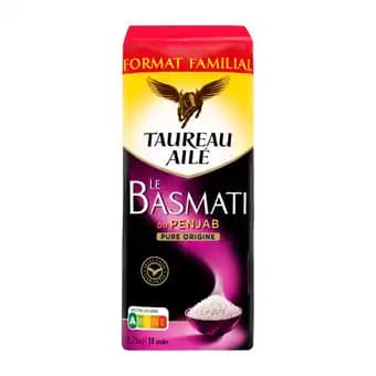 TAUREAU AILÉ Riz Basmati du Penjab Format familial