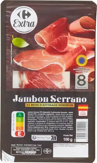 CARREFOUR EXTRA Jambon Serrano