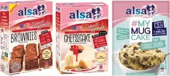 ALSA SUR TOUTES LES PRÉPARATIONS POUR GÂTEAUX ALSA