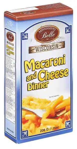 MISSISSIPI BELLE Macaroni and Cheese Dinner