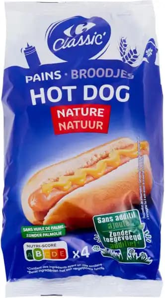 CARREFOUR CLASSIC' Hot dog nature