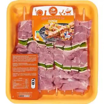 CARREFOUR CLASSIC' Brochettes de dinde