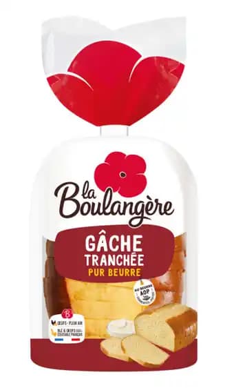 LA BOULANGÈRE Gâche tranchée pur beurre