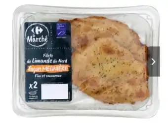 Filets de limande du Nord meunière CARREFOUR Le Marché MSC