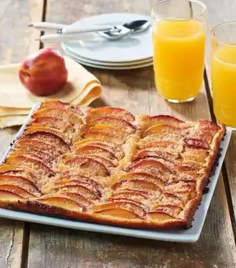 Tarte fine aux nectarines 6 parts