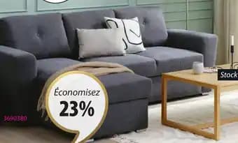 CANAPÉ CONVERTIBLE AVEC MÉRIDIENNE VEJLBY