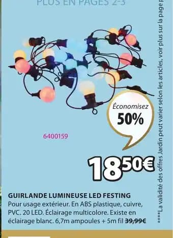 GUIRLANDE LUMINEUSE LED FESTING