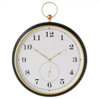 Kuttersmycke Horloge murale, noir, 46 cm