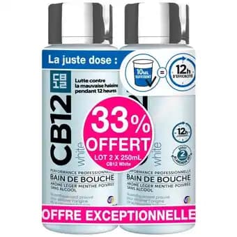Cb12 White Bain De Bouche Menthe Légère