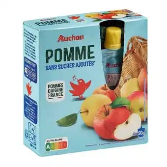 Gourdes De Purée De Pomme Auchan