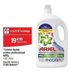 Ariel - lessive liquide couleur professional