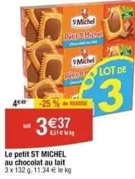 St michel - le petit au chocolat au lait