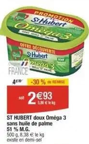 St hubert - doux omega 3 sans huile de palme