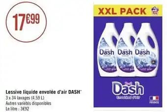 Dash - lessive liquide envolée d'air