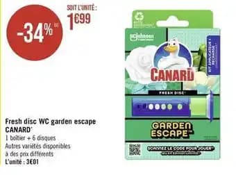 Canard wc - fresh disc wc garden escape