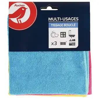 Lavette Microfibre Auchan