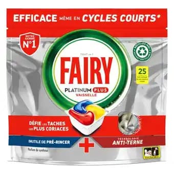 Capsule Lave Vaisselle Tout En Un Platinum Plus Fairy