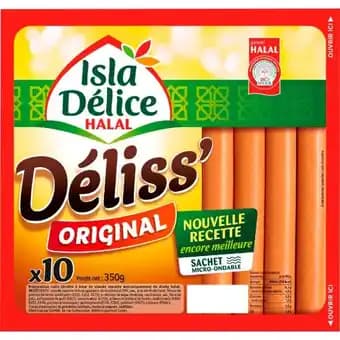 Saucisses Halal Déliss' Original Isla Délice