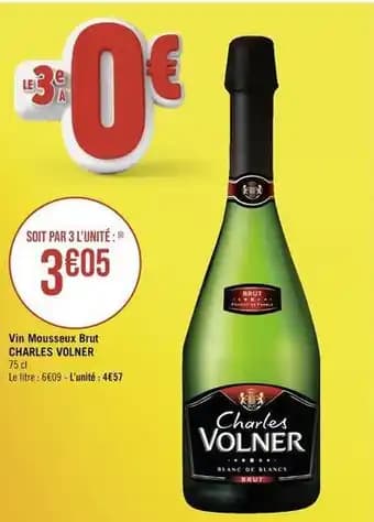 Charles volner - vin mousseux brut