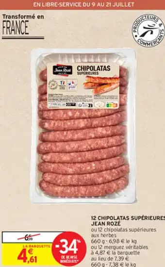 12 CHIPOLATAS SUPÉRIEURES JEAN ROZÉ
