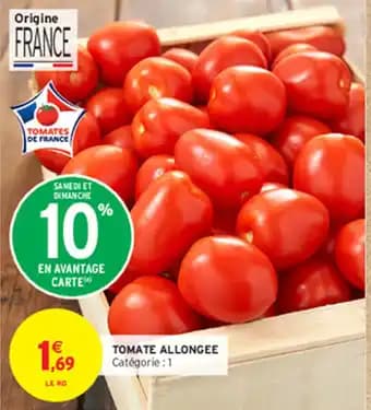 TOMATE ALLONGEE Catégorie:1