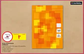 BLOC 10,5X14,8CM DOMEDIA