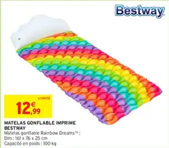 MATELAS GONFLABLE IMPRIME BESTWAY