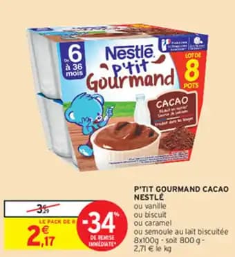 P'TIT GOURMAND CACAO NESTLÉ