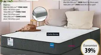 BULTEX MATELAS EN MOUSSE BULTEX F200