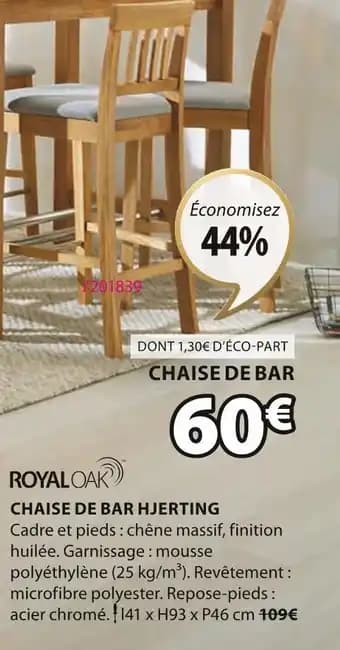 ROYAL OAK CHAISE DE BAR HJERTING