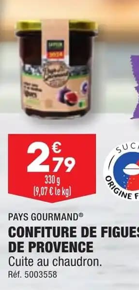 CONFITURE DE FIGUES DE PROVENCE