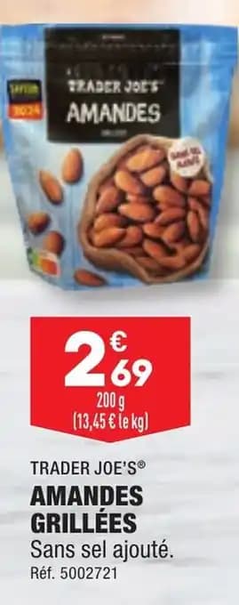 TRADER JOE'S® AMANDES GRILLÉES