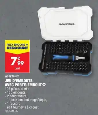 JEU D'EMBOUTS AVEC PORTE-EMBOUT✪