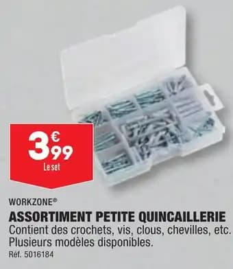 ASSORTIMENT PETITE QUINCAILLERIE