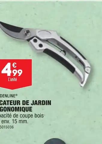 SÉCATEUR DE JARDIN ERGONOMIQUE