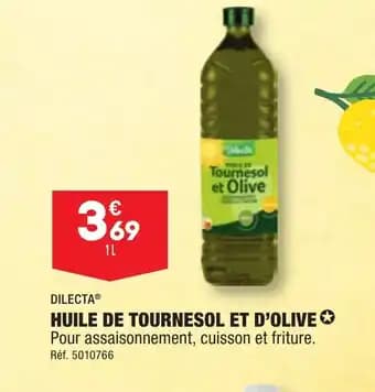 HUILE DE TOURNESOL ET D'OLIVE