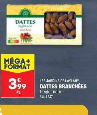 DATTES BRANCHÉES Deglet nour. Réf. 8727